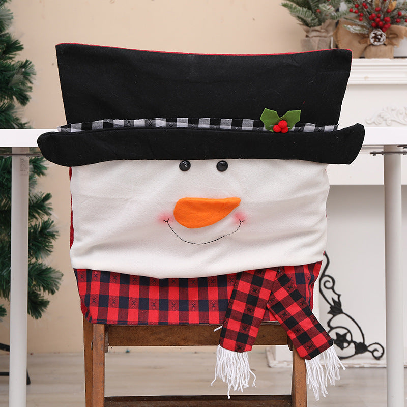 Christmas Chair Covers for Festive Santa & Snowman Seats