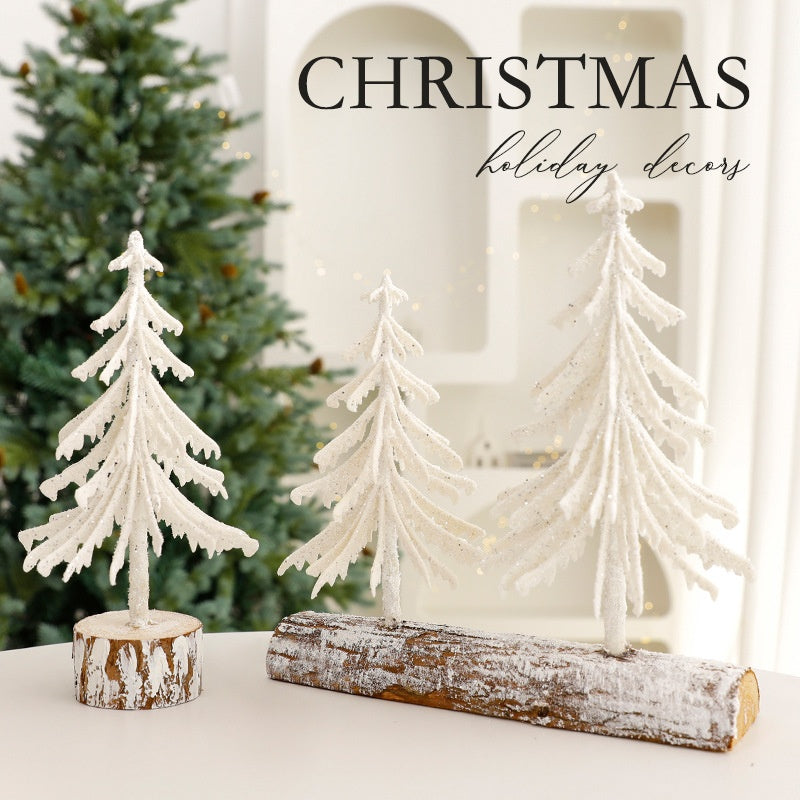 Mini Christmas Tree Ornament for Rustic Holiday Decor