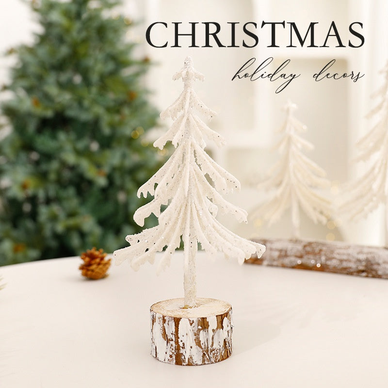 Mini Christmas Tree Ornament for Rustic Holiday Decor