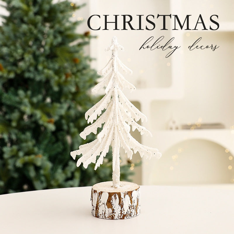 Mini Christmas Tree Ornament for Rustic Holiday Decor