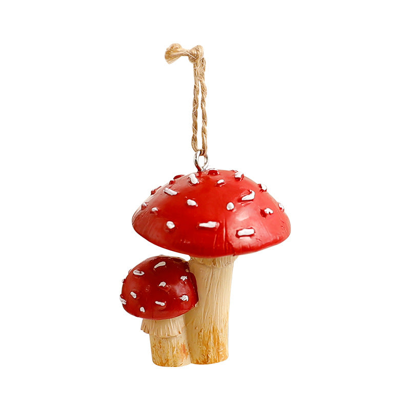 Christmas Mushroom Ornaments for Woodland Tree Charm Decor