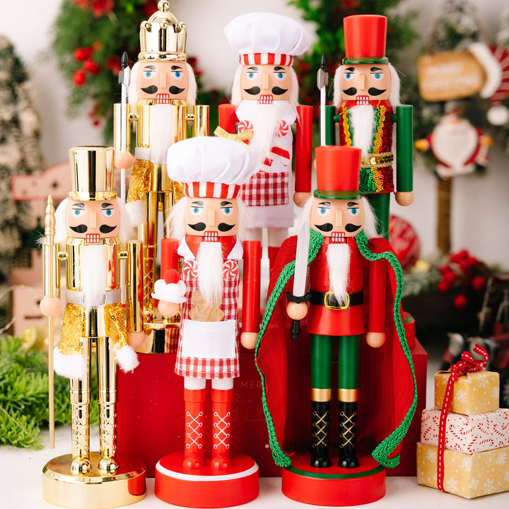 Light-Up Nutcracker Soldier Christmas Decoration Figure