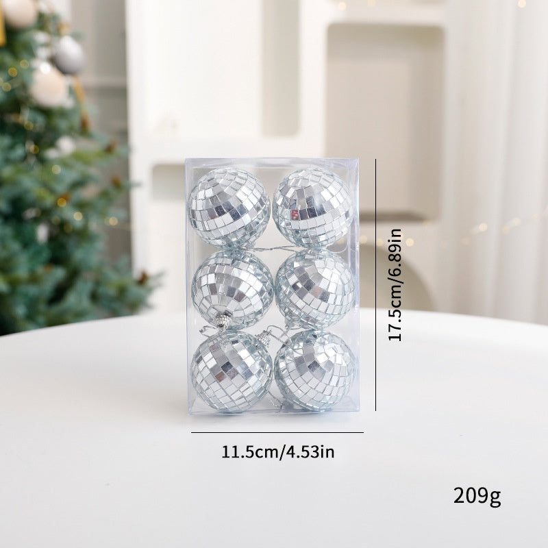 Christmas Mirror Ball Ornaments for Festive Sparkle
