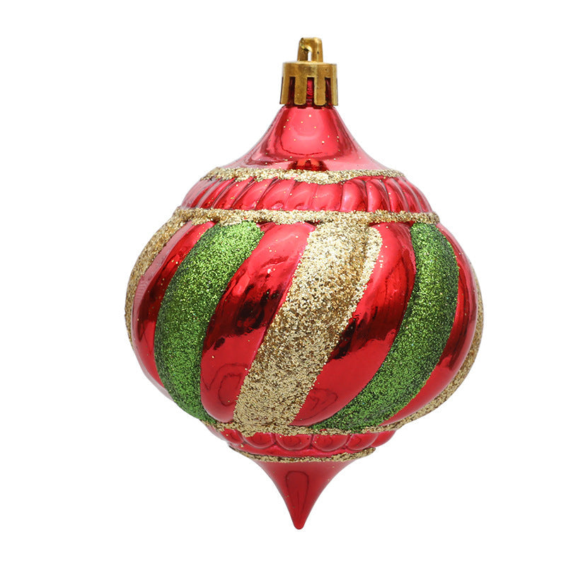 Christmas Tree Ornaments: Glittering Six-Piece Set