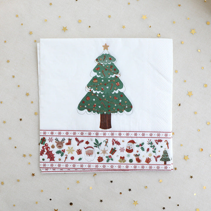 Christmas Party Tableware Set for Festive Holiday Tables