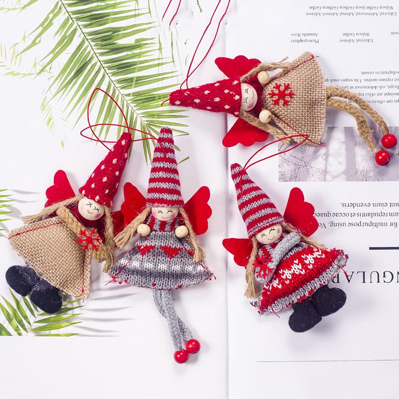 Christmas Angel Ornaments for a Cozy Holiday Display