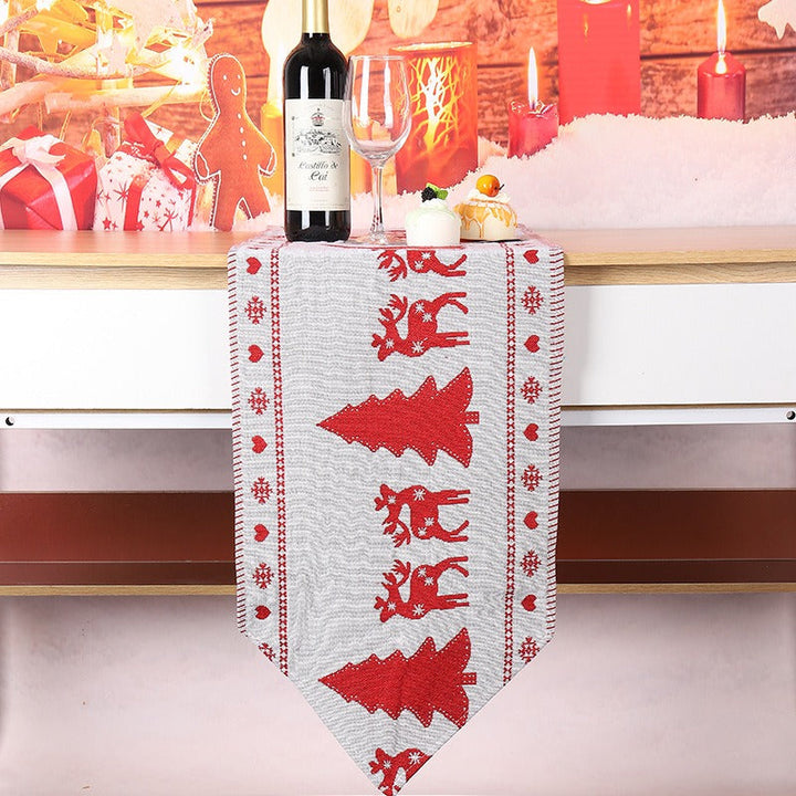 Christmas Table Runner Flag for Festive Holiday Tables