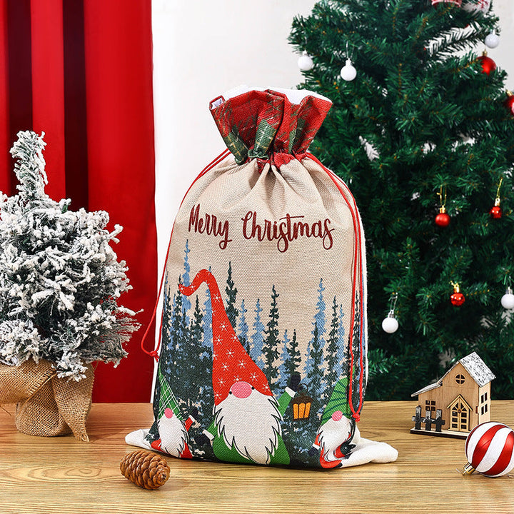 Christmas Gift Bags - Reusable Drawstring Gift Set