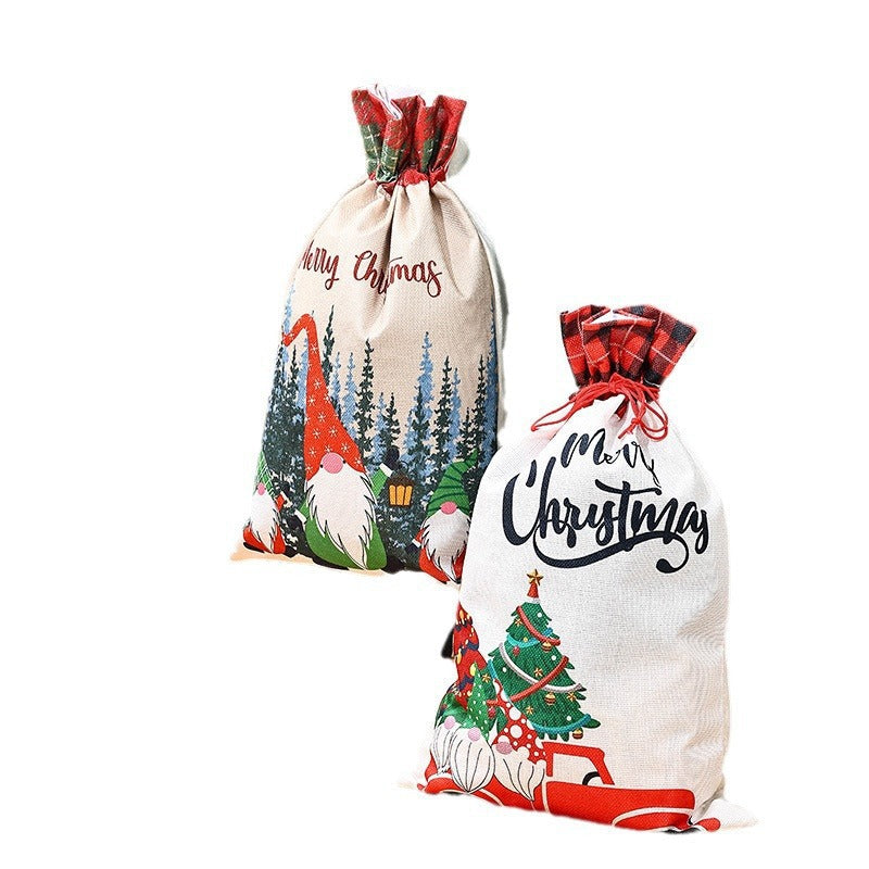 Christmas Gift Bags - Reusable Drawstring Gift Set