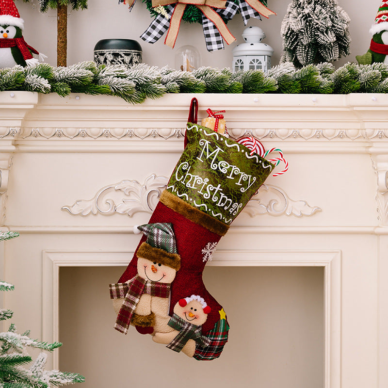 3D Christmas Stockings for a Festive Mantel Display