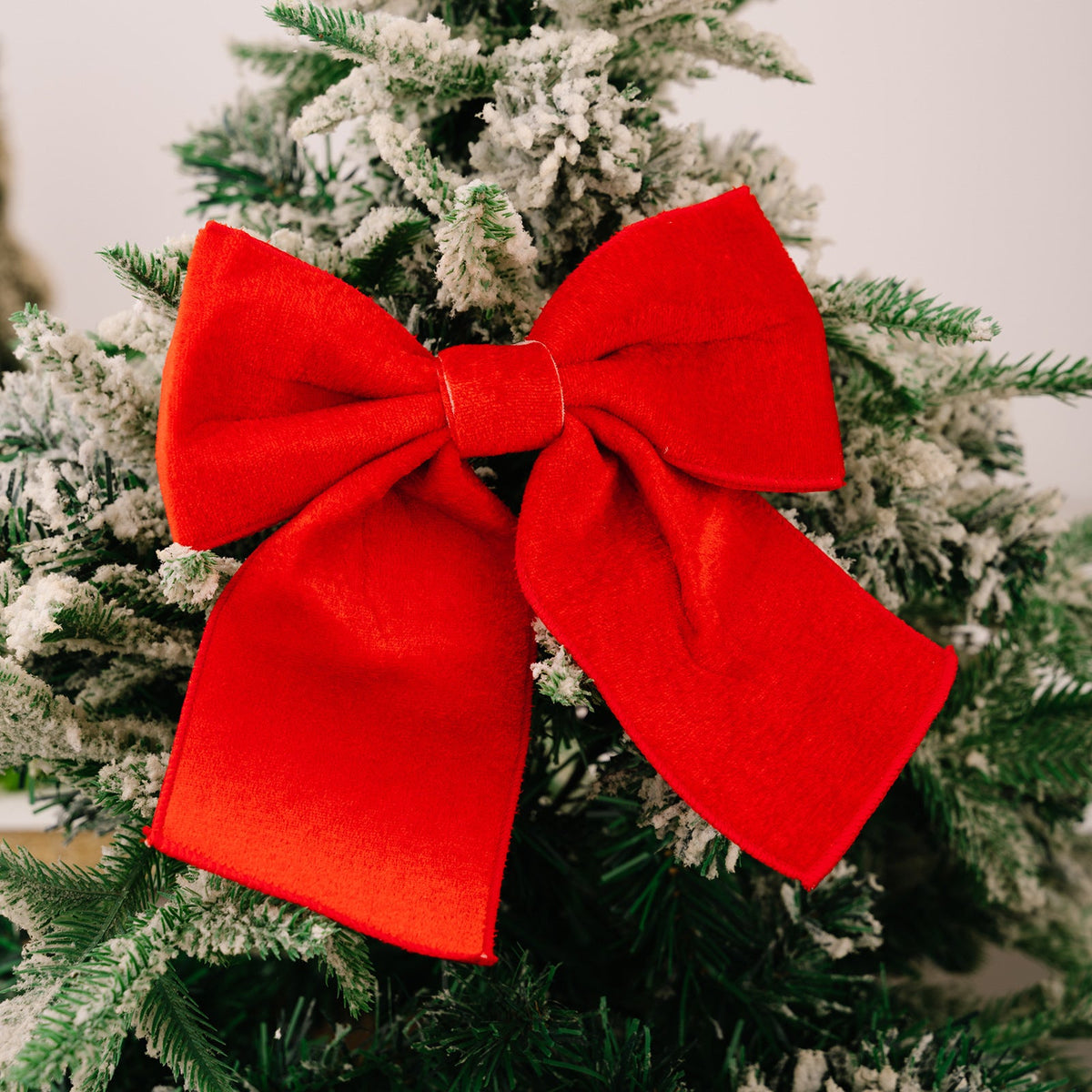 Christmas Velvet Bow Ornaments for Festive Trees