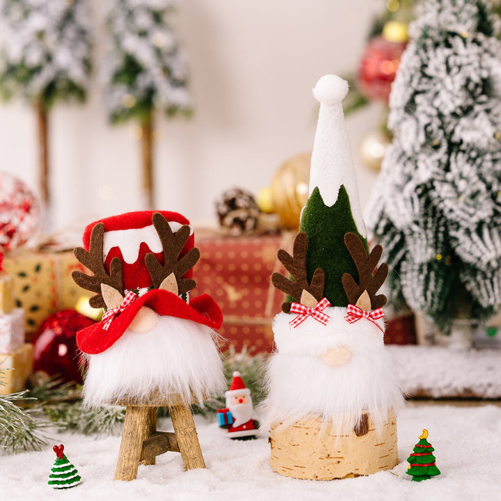 Light-Up Reindeer Gnome Ornaments for Cozy Christmas Decor