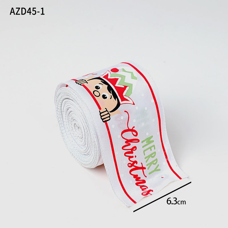 Christmas Decorative Ribbon for Wrapping Gifts & Bows