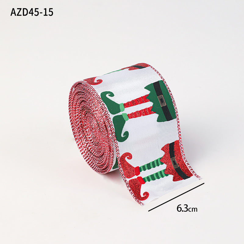 Christmas Decorative Ribbon for Wrapping Gifts & Bows