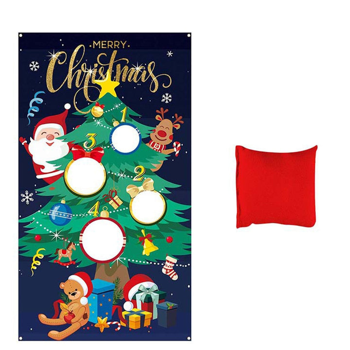 Christmas Bean Bag Toss Game for Festive Family Fun