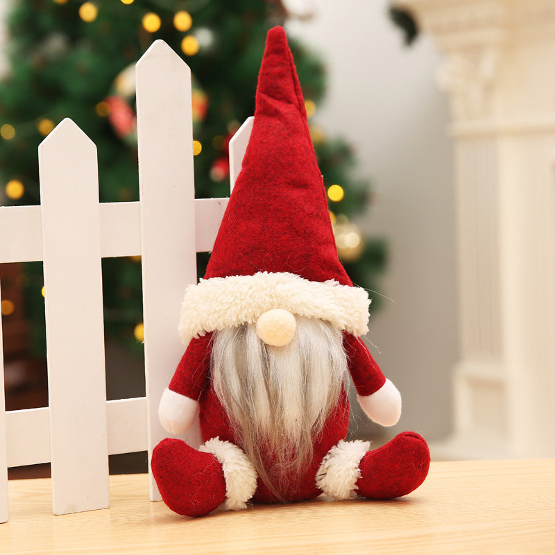 Christmas Gnome Figurine for Cozy Holiday Displays