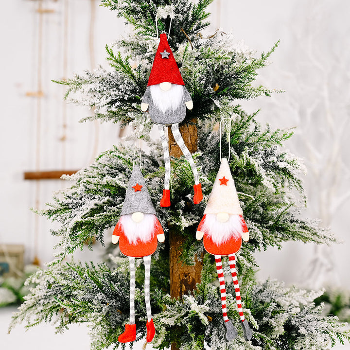Christmas Gnome Hanging Doll for Whimsical Holiday Charm