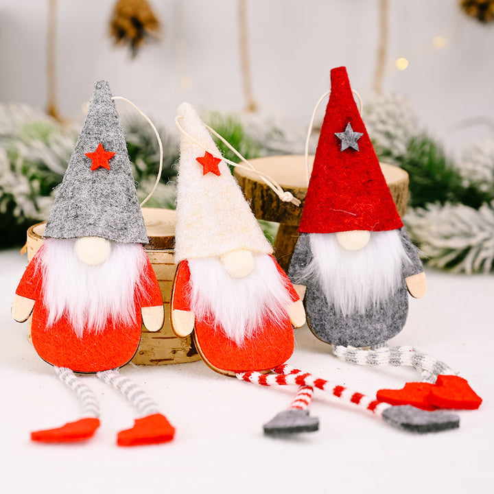 Christmas Gnome Hanging Doll for Whimsical Holiday Charm