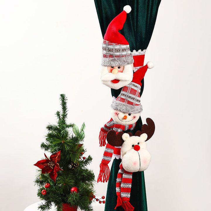 Christmas Curtain Tiebacks for Festive Window Décor