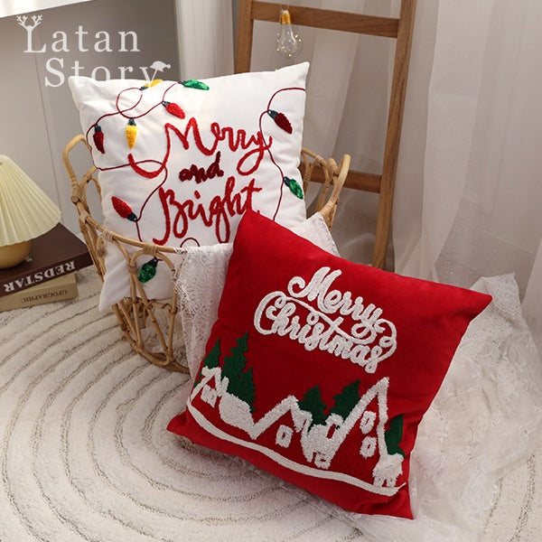 Christmas Decorative Pillow Set for Cozy Holiday Decor