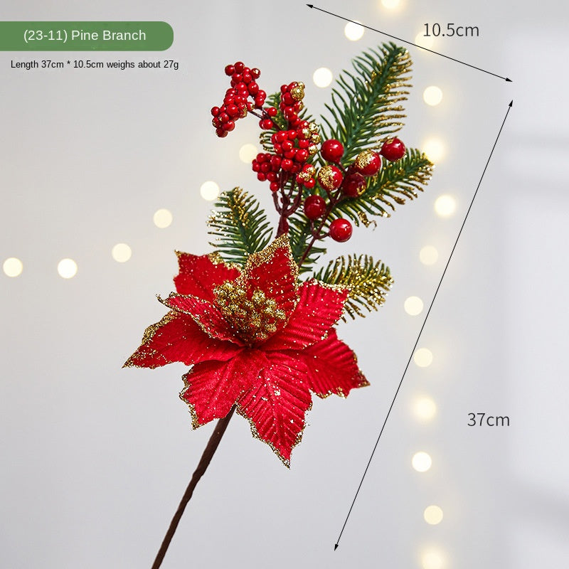 Christmas Pine Branch Decoration for Festive Displays