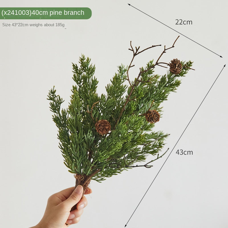 Christmas Pine Branch Decoration for Festive Displays