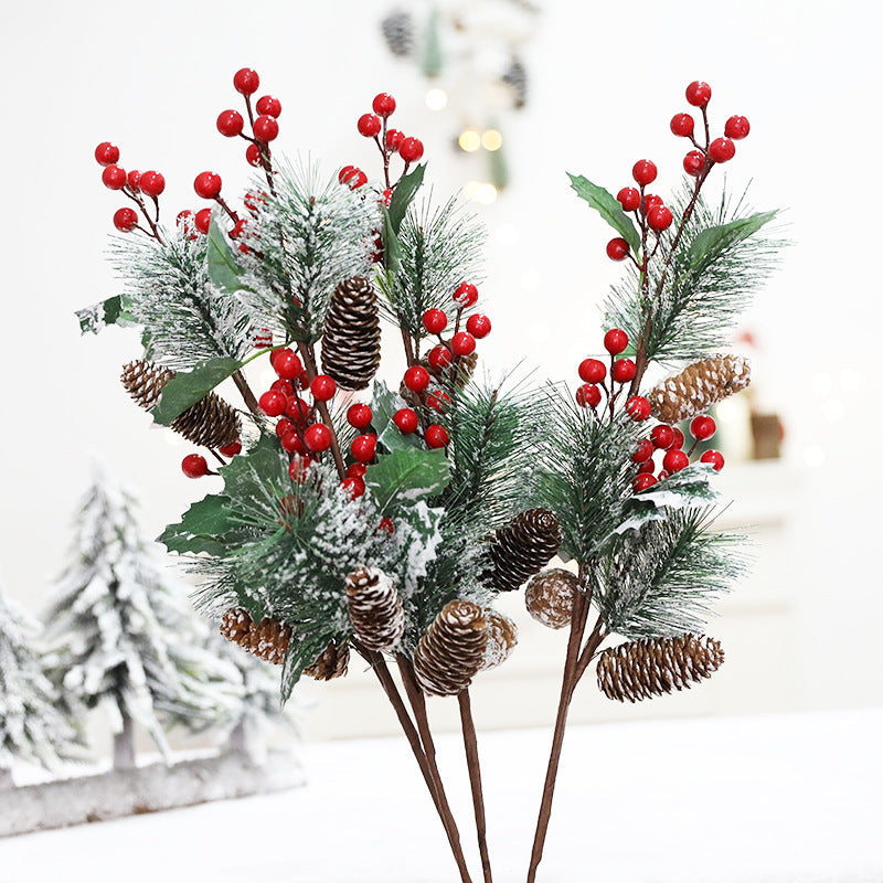 Christmas Pine Branch Decoration for Festive Displays