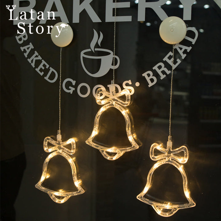 Christmas Window Ornament Lights for Cozy Holiday Glow