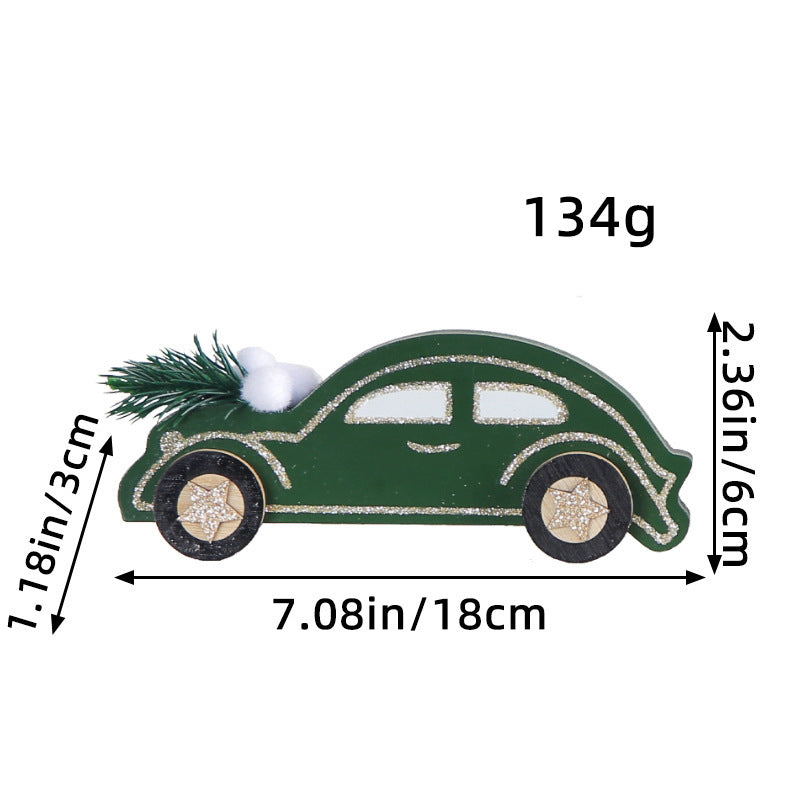 Christmas Car Ornaments for Rustic Holiday Decorating