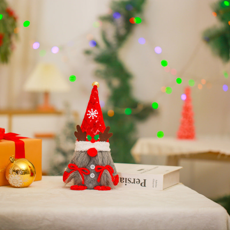 Christmas Gnome Figurine for Festive Mantel Decor
