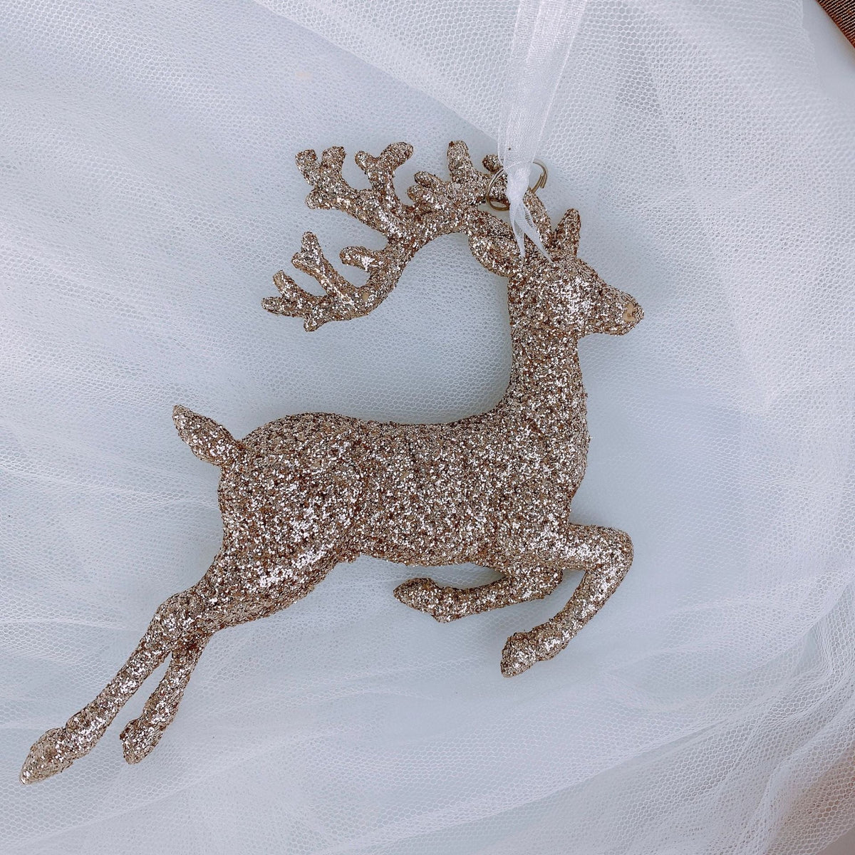 Christmas Tree Ornaments for Elegant Snowy Sparkle