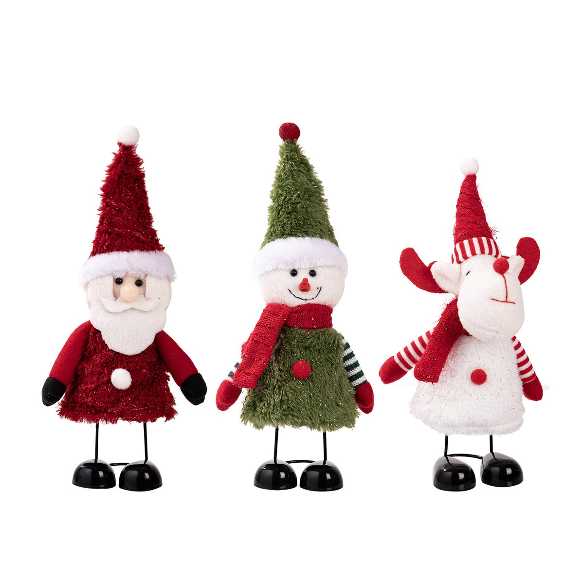 Christmas Figurine Set for Cheerful Tabletop Displays