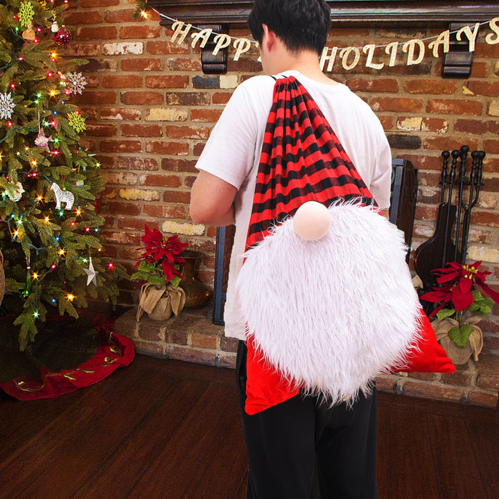 Oversized Santa Gnome Gift Bag Christmas Tree Decor