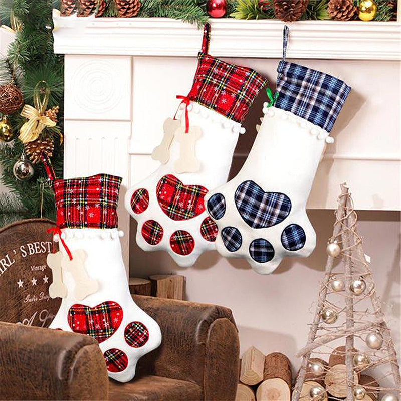 Pet Christmas Stocking Set for Cozy Holiday Displays