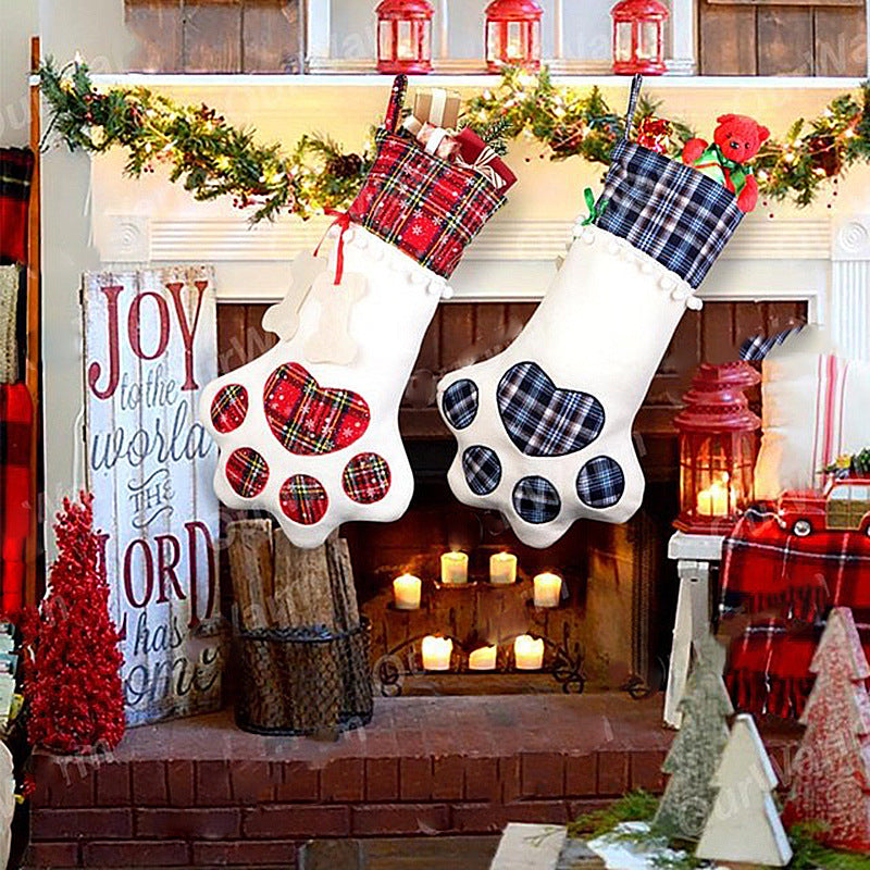 Pet Christmas Stocking Set for Cozy Holiday Displays