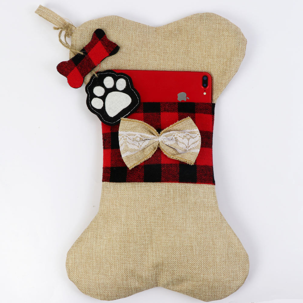 Pet Christmas Stocking Set for Cozy Holiday Displays