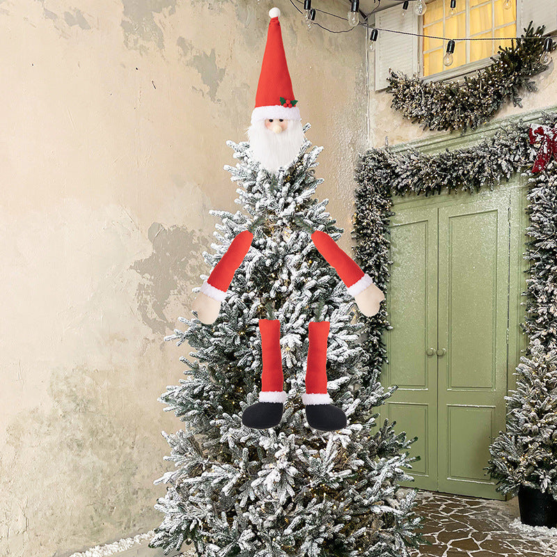 Plush Christmas Tree Doll With Dangling Arms & Legs