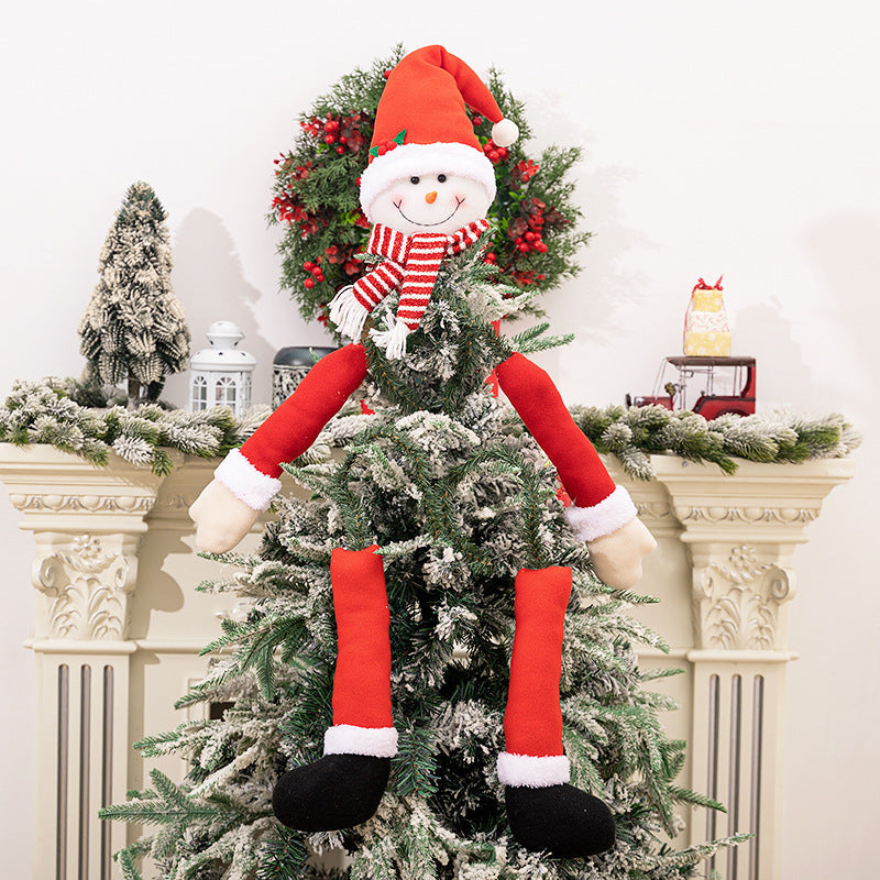 Plush Christmas Tree Doll With Dangling Arms & Legs