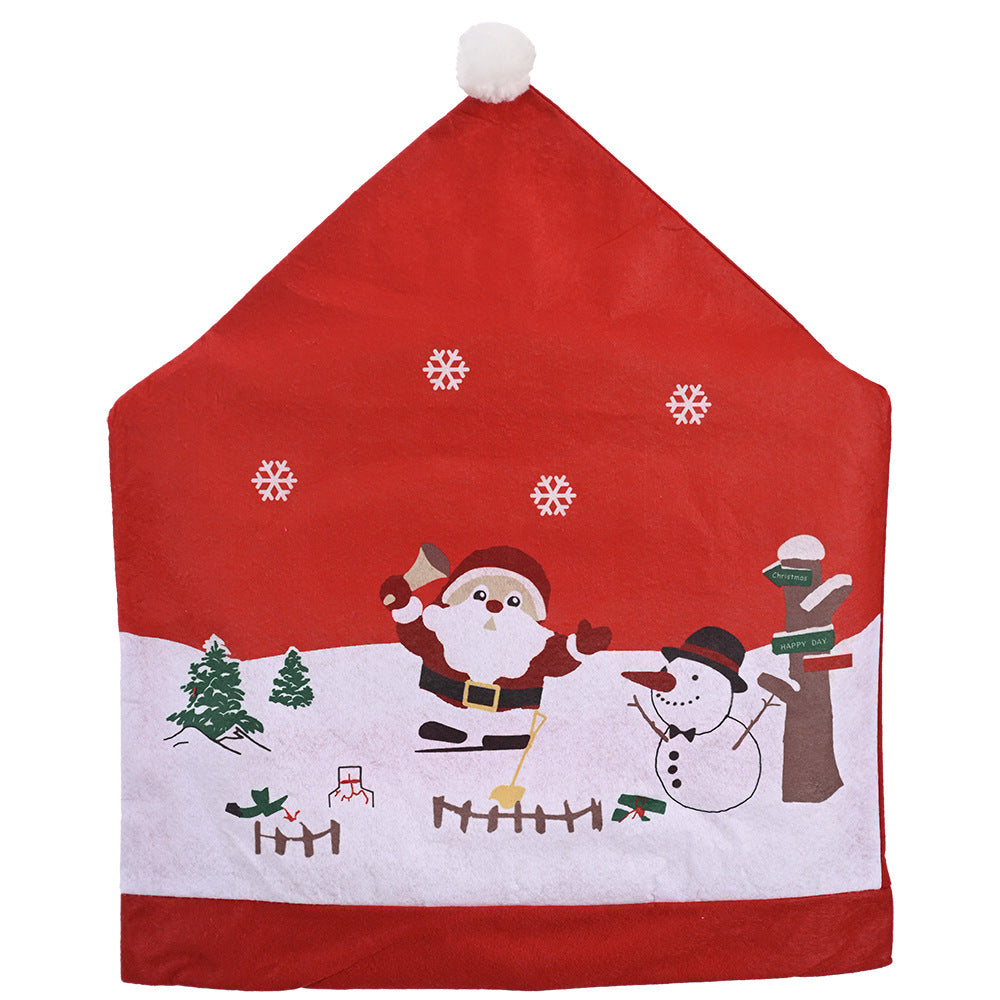 Christmas Chair Covers for a Festive Holiday Dining Room