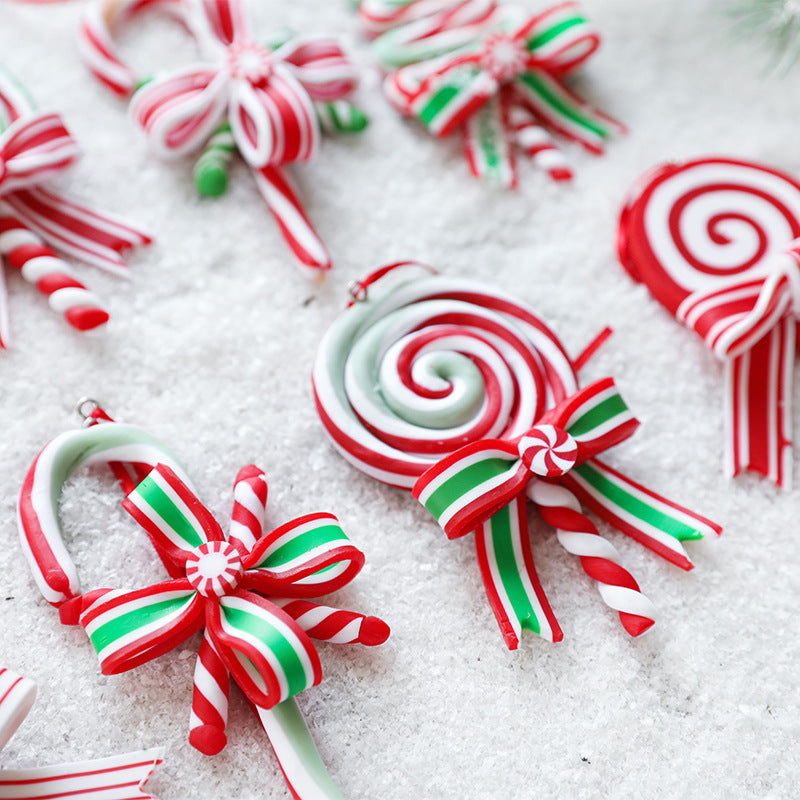 Christmas Candy Ornaments for a Playful Tree Display