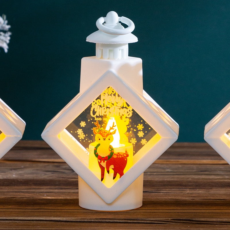 Christmas Lantern Light for Warm Festive Tabletop Glow