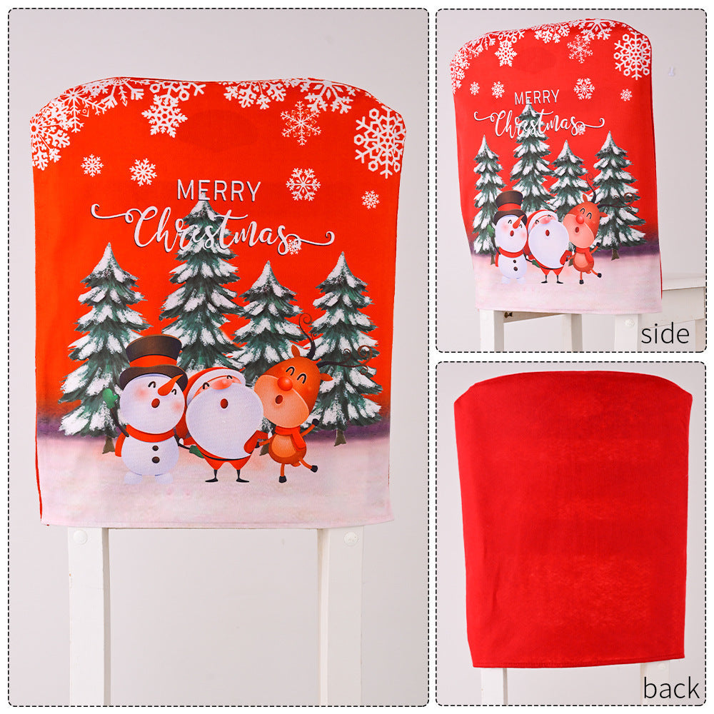 Christmas Chair Covers for Festive Holiday Dining Rooms