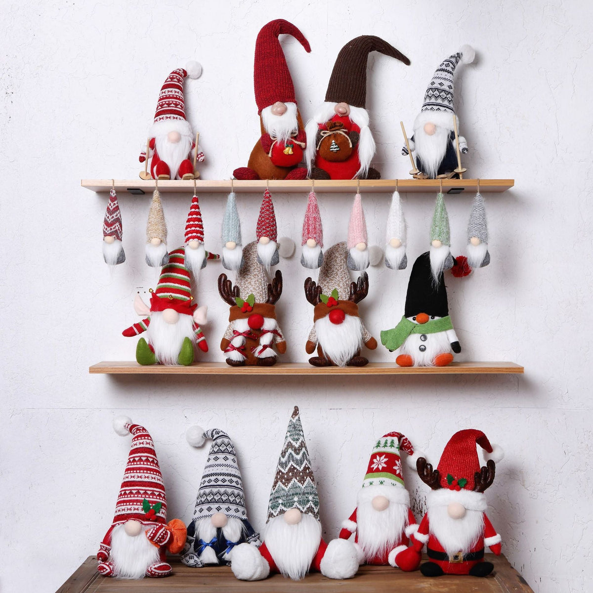 Nordic Christmas Gnome 41 cm Cozy Holiday Mantel Decor