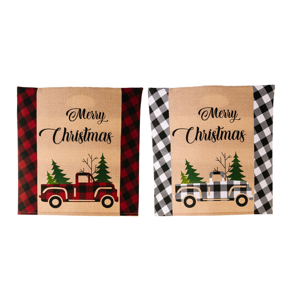 Christmas Chair Covers for Festive Farmhouse Decor