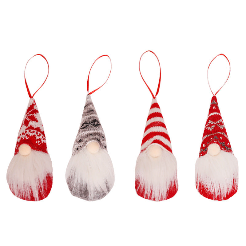 Knitted Gnome Christmas Ornaments Cozy Nordic Decor
