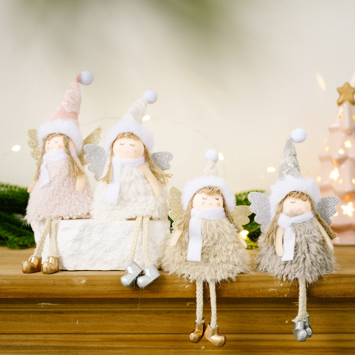 Pink Angel Christmas Ornaments for Magical Tree Decor