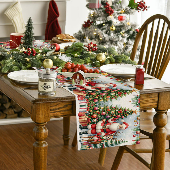 Christmas Table Runner for Festive Holiday Centerpieces