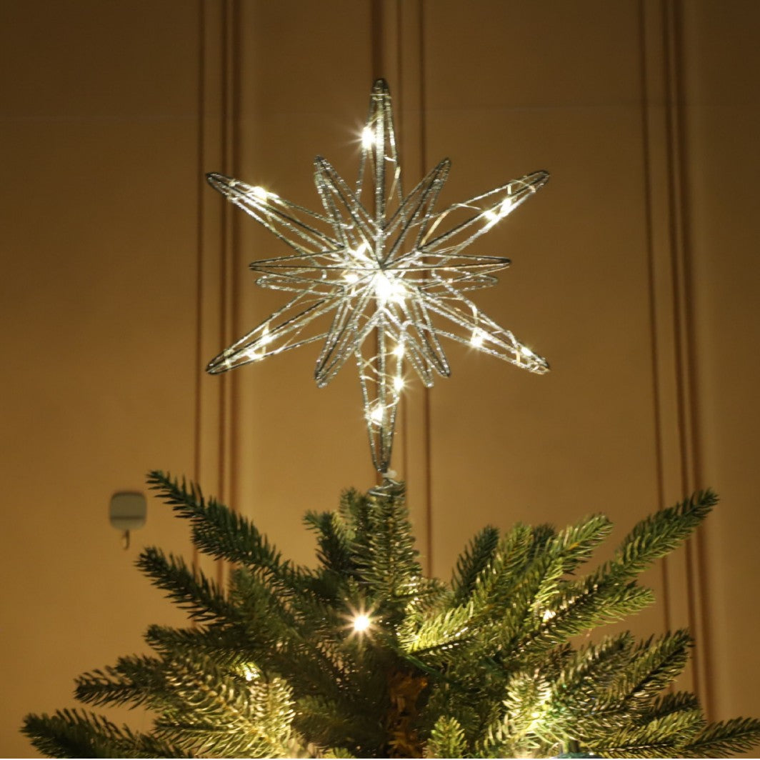 3D Illuminated Christmas Tree Topper Star Decoration