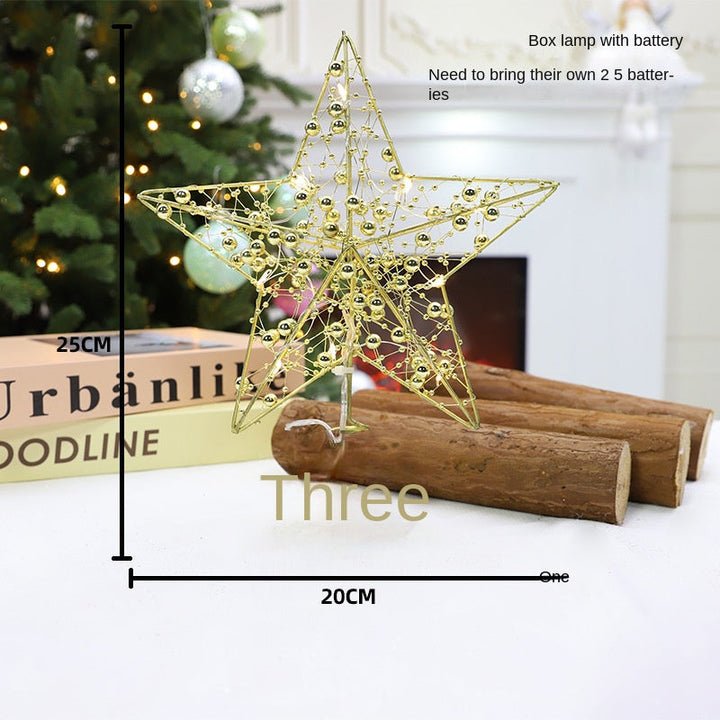 3D Illuminated Christmas Tree Topper Star Decoration
