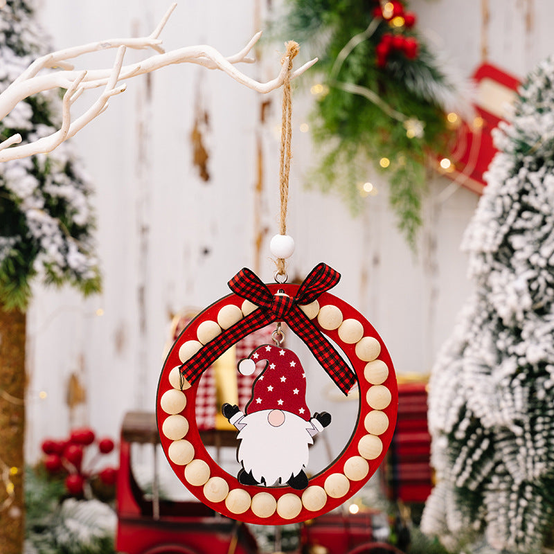 Wooden Christmas Gnome Ornaments For Rustic Cheer